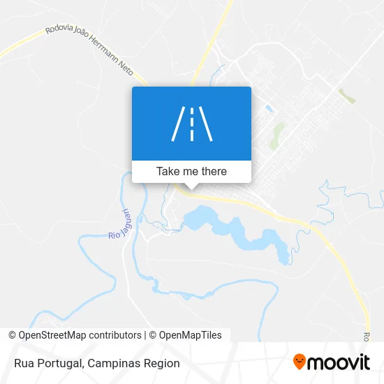Rua Portugal map