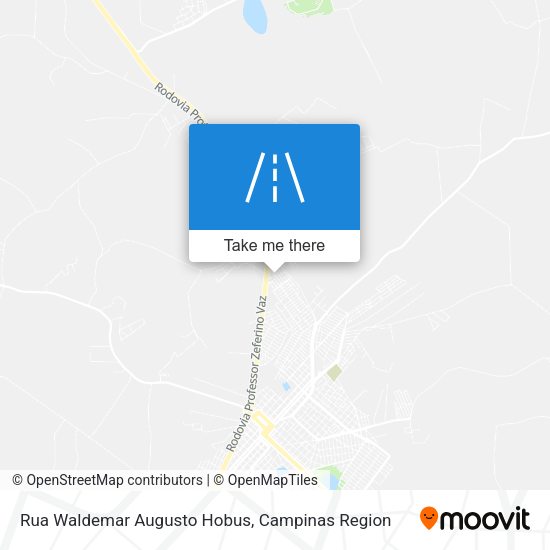 Rua Waldemar Augusto Hobus map