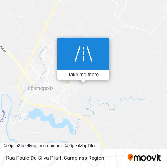 Rua Paulo Da Silva Pfaff map
