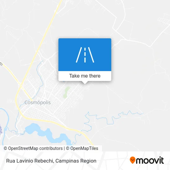 Rua Lavinio Rebechi map