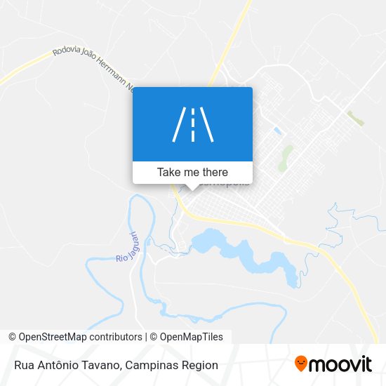 Rua Antônio Tavano map