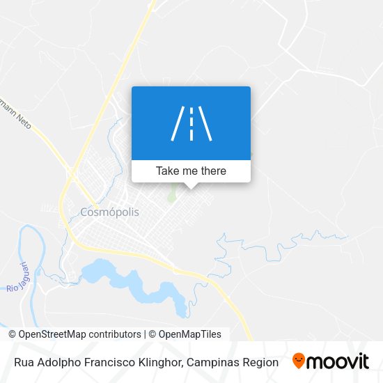 Rua Adolpho Francisco Klinghor map