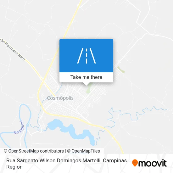 Rua Sargento Wilson Domingos Martelli map