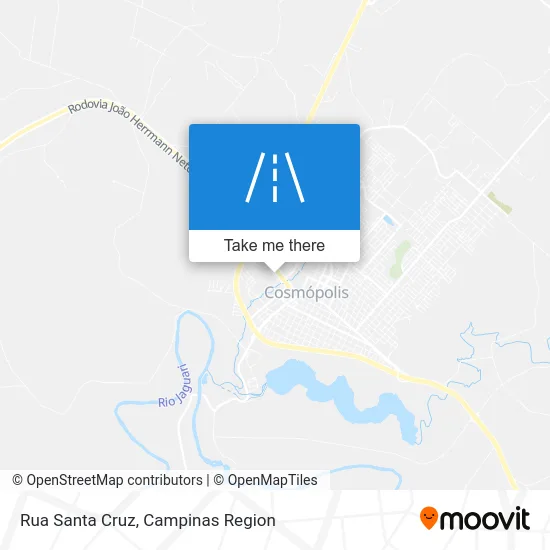 Rua Santa Cruz map