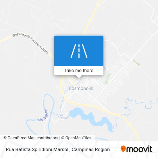 Rua Batista Spiridioni Marsoli map