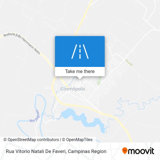 Rua Vitorio Natali De Faveri map