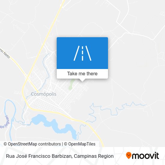 Rua José Francisco Barbizan map