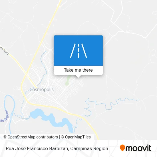 Rua José Francisco Barbizan map