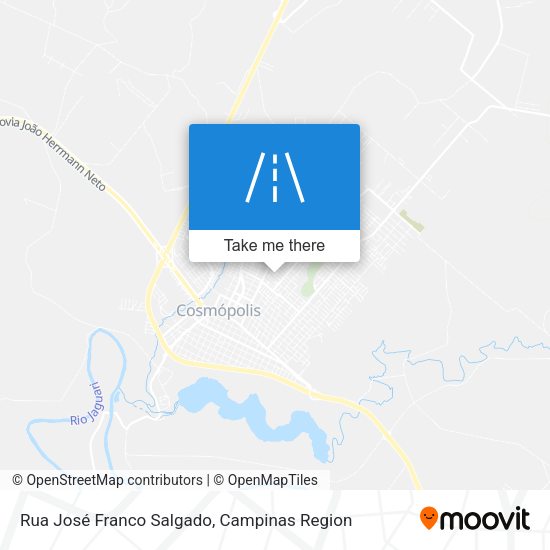 Rua José Franco Salgado map