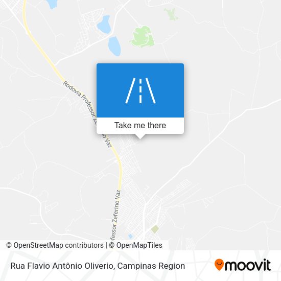 Rua Flavio Antônio Oliverio map