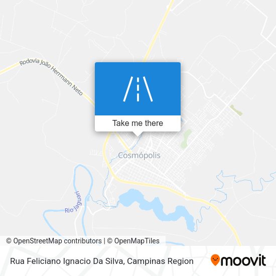 Rua Feliciano Ignacio Da Silva map