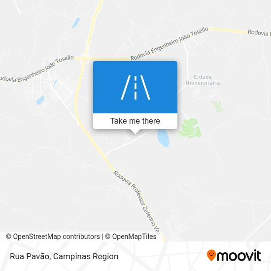 Rua Pavão map