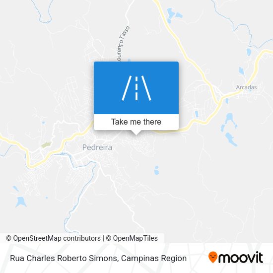 Rua Charles Roberto Simons map