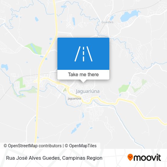 Rua José Alves Guedes map