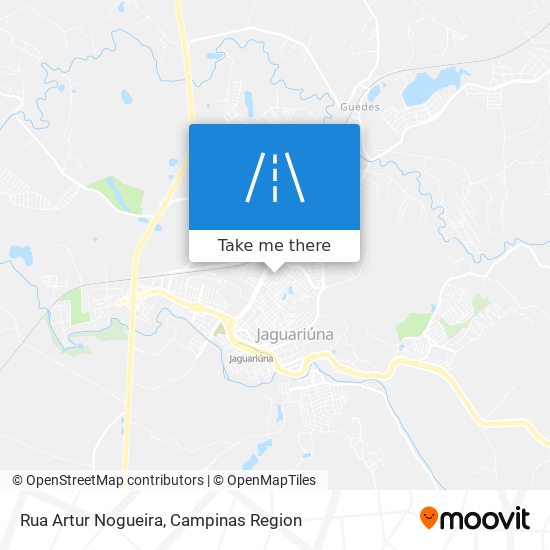 Mapa Rua Artur Nogueira