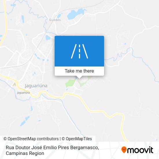 Rua Doutor José Emílio Pires Bergamasco map