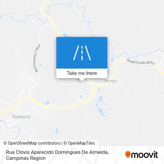 Rua Clovis Aparecido Domingues De Almeida map