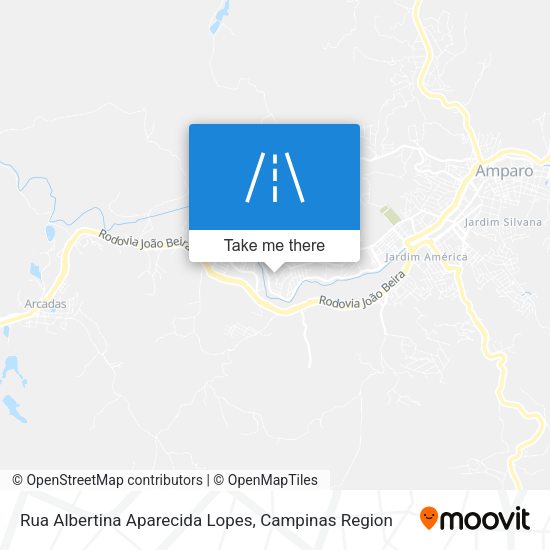 Rua Albertina Aparecida Lopes map