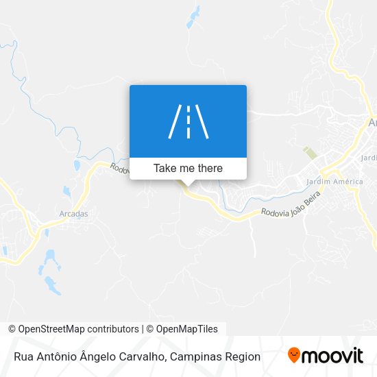 Rua Antônio Ângelo Carvalho map