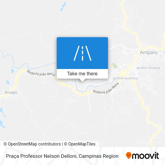 Praça Professor Nelson Delloni map
