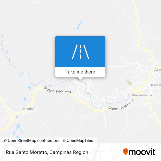 Rua Santo Moretto map