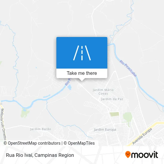 Rua Rio Ivaí map