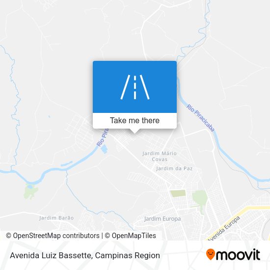 Avenida Luiz Bassette map
