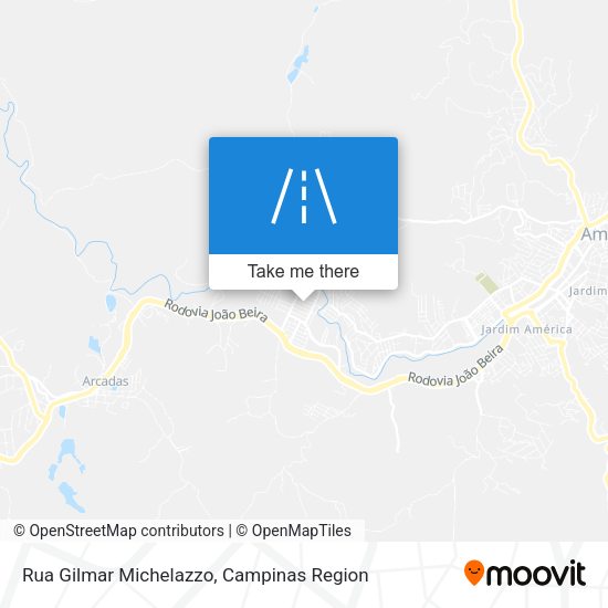 Rua Gilmar Michelazzo map