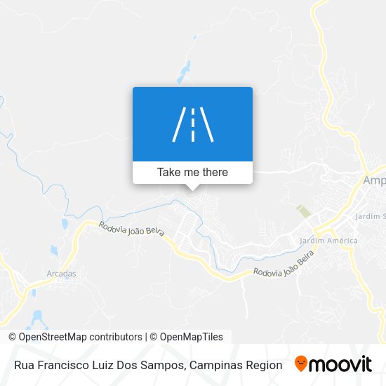 Rua Francisco Luiz Dos Sampos map