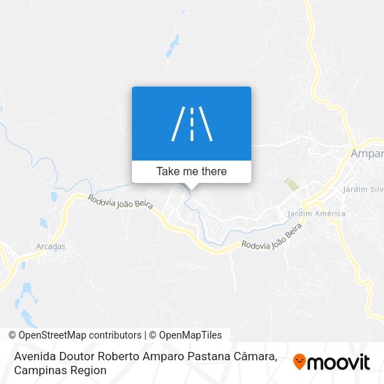 Avenida Doutor Roberto Amparo Pastana Câmara map