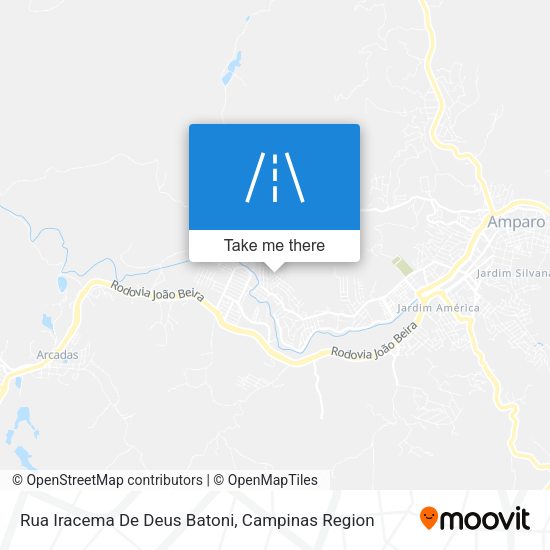 Rua Iracema De Deus Batoni map