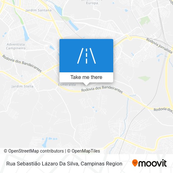 Rua Sebastião Lázaro Da Silva map