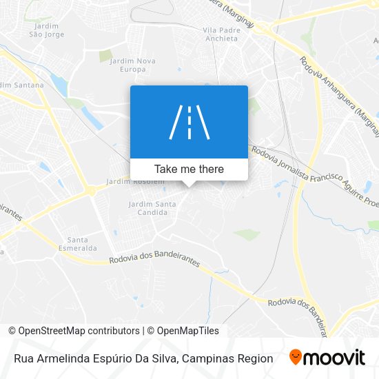 Rua Armelinda Espúrio Da Silva map