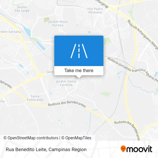 Rua Benedito Leite map