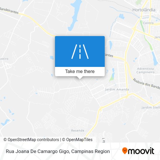 Rua Joana De Camargo Gigo map