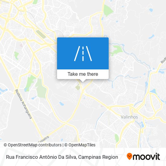 Rua Francisco Antônio Da Silva map