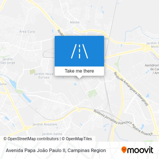 Avenida Papa João Paulo II map