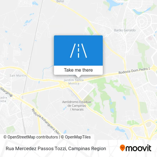 Rua Mercedez Passos Tozzi map
