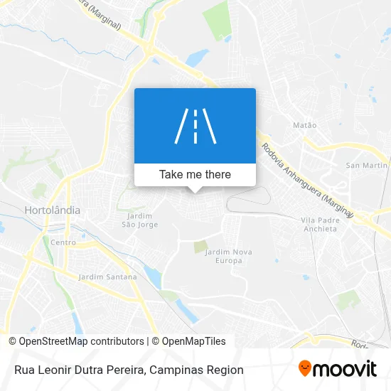Rua Leonir Dutra Pereira map
