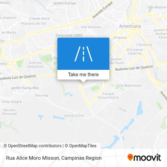 Rua Alice Moro Misson map
