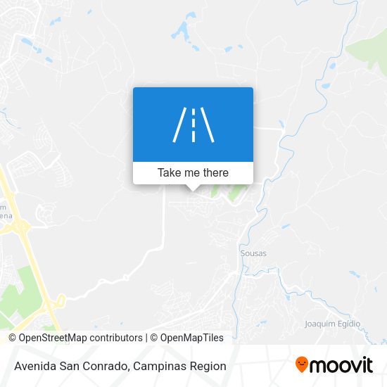 Avenida San Conrado map