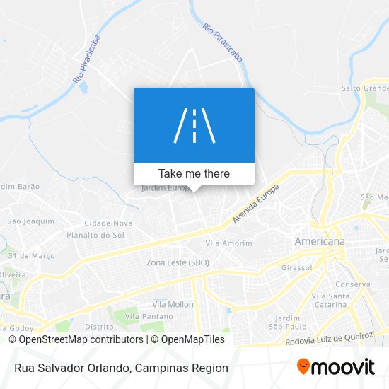 Rua Salvador Orlando map