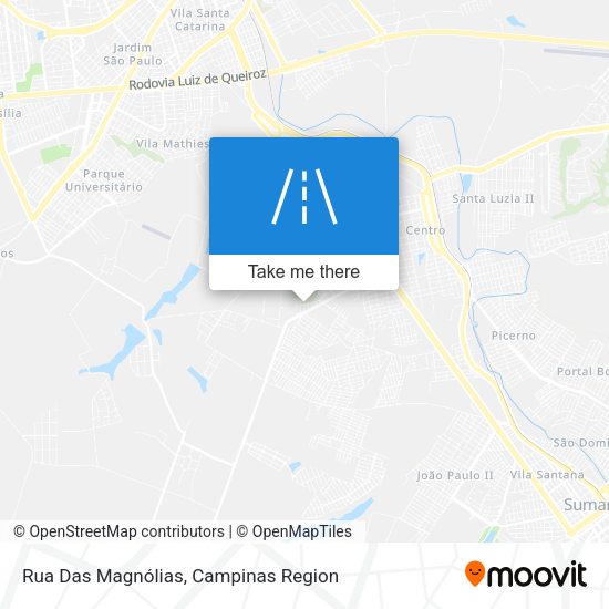 Rua Das Magnólias map
