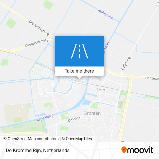 De Kromme Rijn map