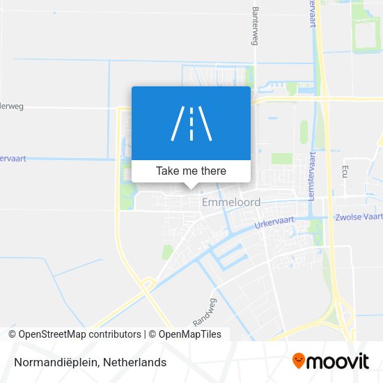 Normandiëplein map