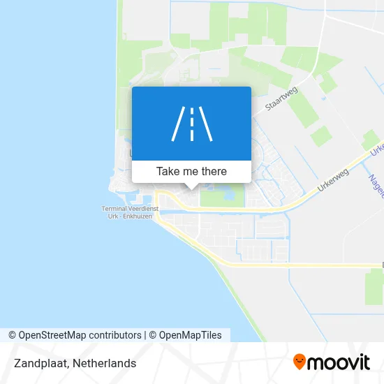 Zandplaat map
