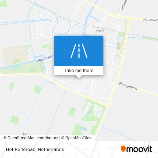 Het Ruiterpad map