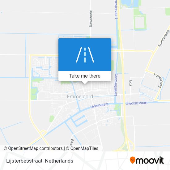 Lijsterbesstraat map