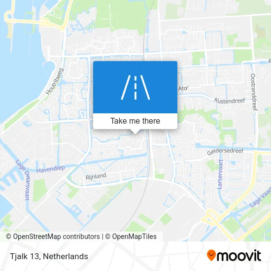 Tjalk 13 map