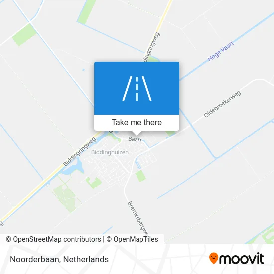 Noorderbaan map